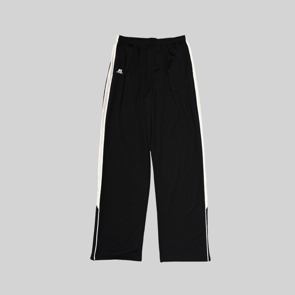Russell Athletic Men’s Black and White Pants Size Large